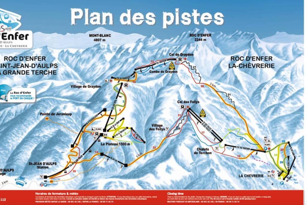 Le Relai S31 - Grand Et Lumineux Studio Avec Coin Montagne 4-6 Pers, Tout Equipe, Avec Wifi, A 30M Des Pistes Avec Un Grand Balcon, Draps Non Compris แซงต์-ฌ็อง-โดลป์ ภายนอก รูปภาพ